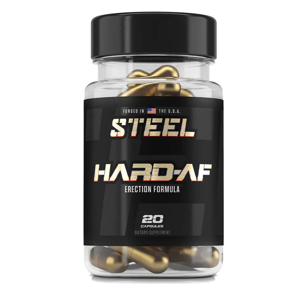 Steel HARD-AF Formula - 20 Capsules for Maximized Cardiovascular Endurance Supplement