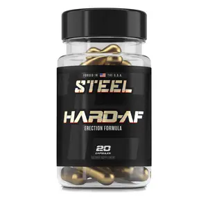 Steel HARD-AF Formula - 20 Capsules for Maximized Cardiovascular Endurance Protein Supplement Premium Protein