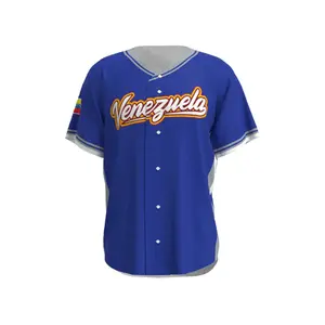Venezuela Baseball 2026 Jersey clasico mundial azul