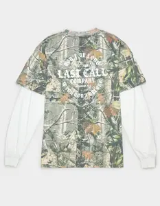 LAST CALL CO. Belong Mens 2fer Long Sleeve Tee
