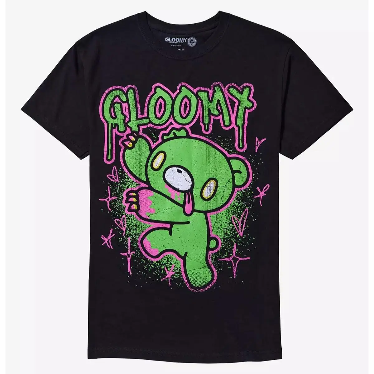 Gloomy Bear Zombie T-Shirt, 90s Graphic Tee, Unisex Cotton T-Shirt All Sizes Streetwear