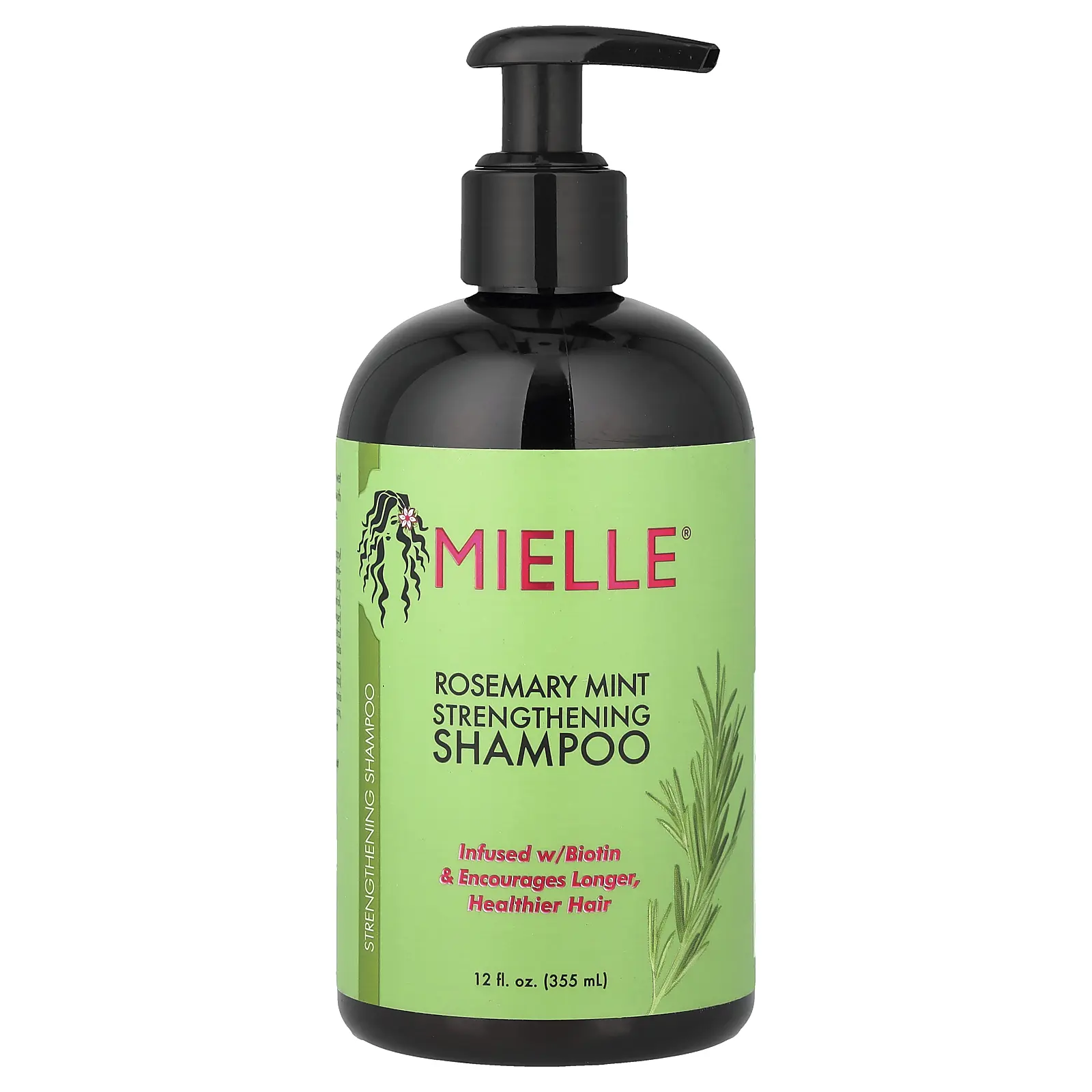 Mielle Strengthening Shampoo, Rosemary Mint, 12 fl oz (355 ml)