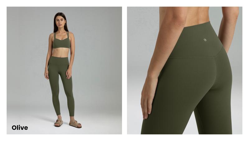 Colorfulkoala Women's Dreamlux High Waisted Workout Leggings 25" / 28" Inseam Yoga Pants