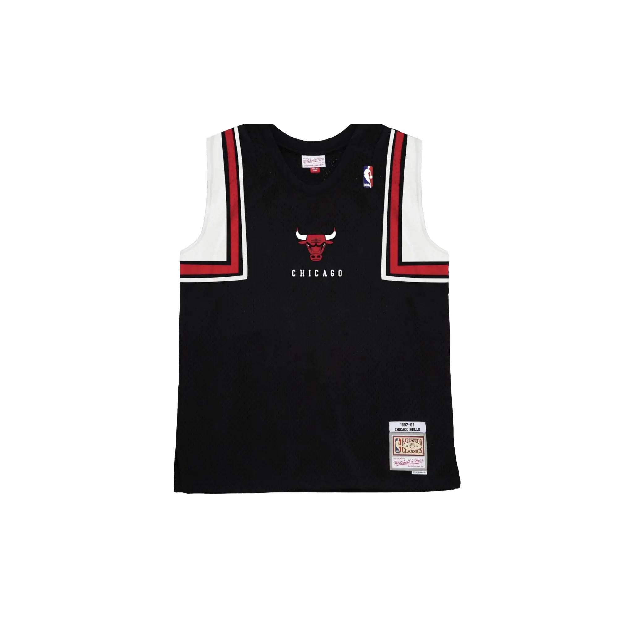 Authentic Shooting Shirts "NBA Chicago Bulls 1997" ASSH1046 CBU97PPPBLCK