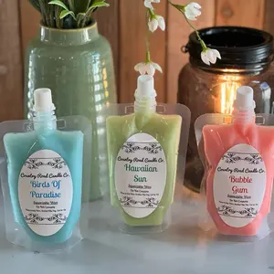 Squeezable Spring/Summer  Soy Wax 3oz Pouch | Heavily Fragranced | Hand Poured