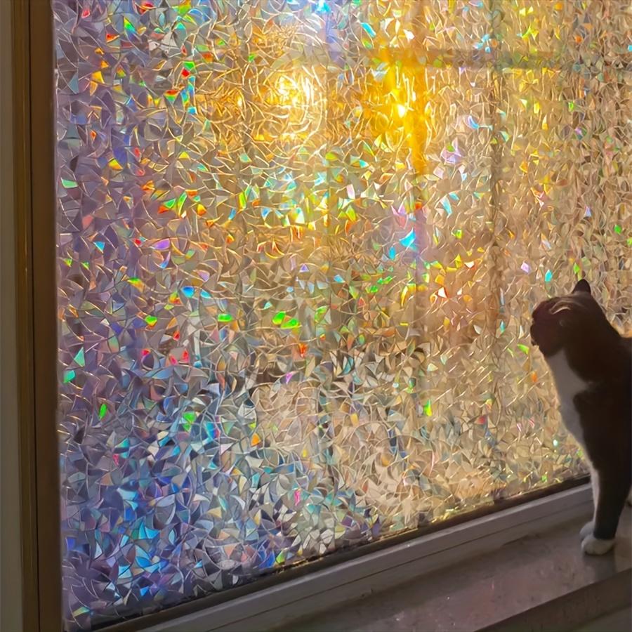 Window Privacy Film Stain Glass Window Film Rainbow Window Film Window clings Non-Adhesive Reusable Decorative for Room (17.72*39.37in) Window Privacy Film Stain Glass Window Film Rainbow Window Film Window clings Non-Adhesive Reusable Decorative for Room (17.72*39.37in)