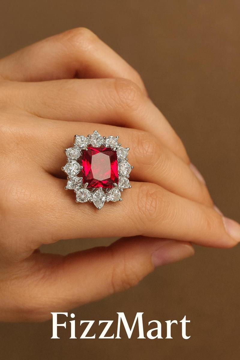 FizzMart Birthstone Jewelry Mystery Bath Bomb – Reveal Your Energy Gem in Ring, Earrings, Necklace or Bracelet | Relaxing and Self Love Gift for Her