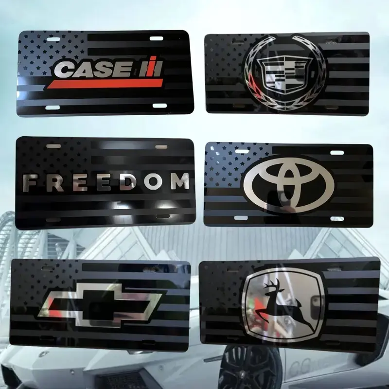 black cat front license plate - TikTok Shop