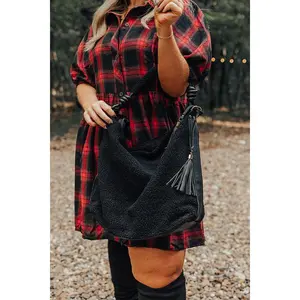 The Raleigh Sherpa Tote In Black