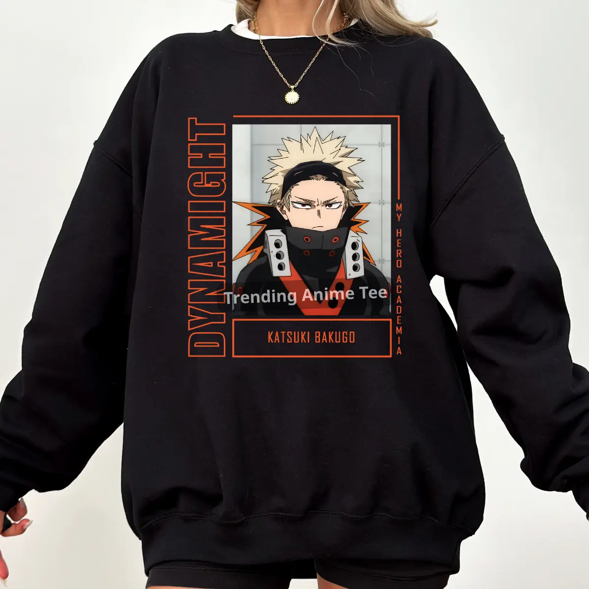 Dynamight Katsuki Bakugo Sweatshirt, Bakugo Heroes Academiaa Shirt, MHA Tee, Gift For MHA Fan, For Men, For Women, Streetwear