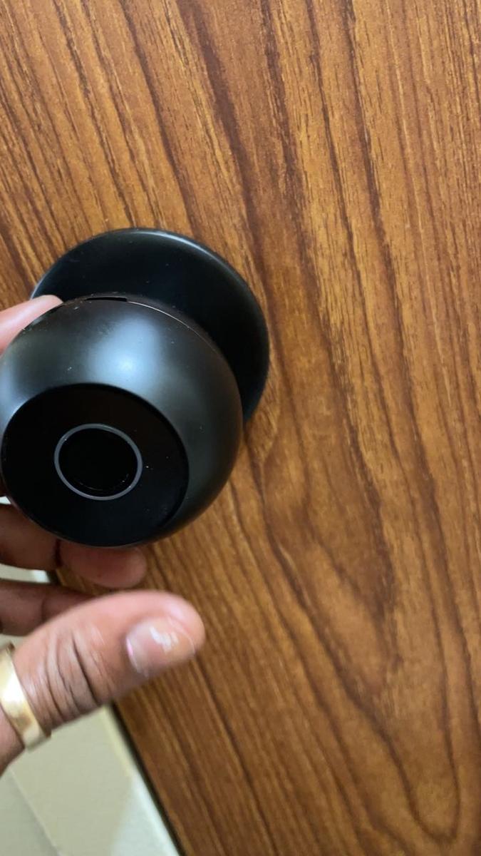 Item: (GEN 2)Black-1pc(With App&Fingerprint&Key)