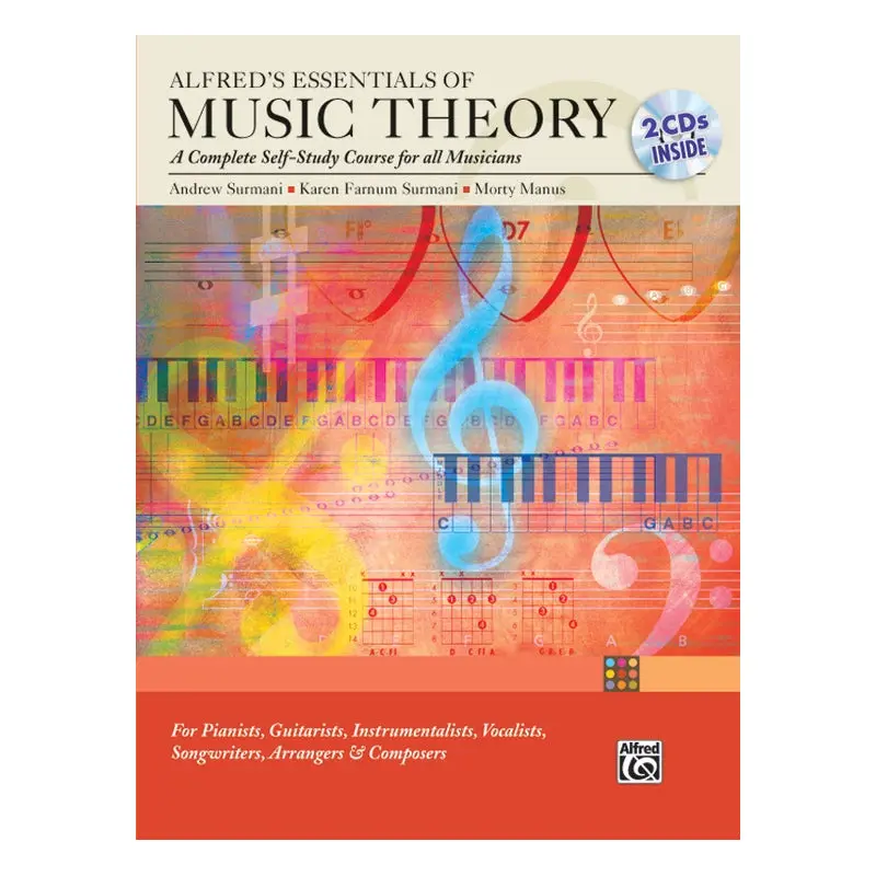 Alfred's Essentials of Music Theory Book - Complete Self-Study Course for Musicians