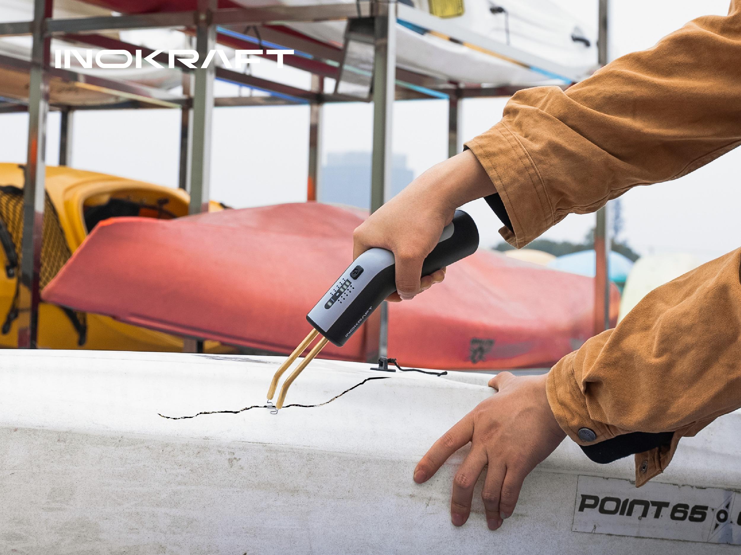 INOKRAFT Plastic Welder, Plastic Welding Kit, Plastic Stapler