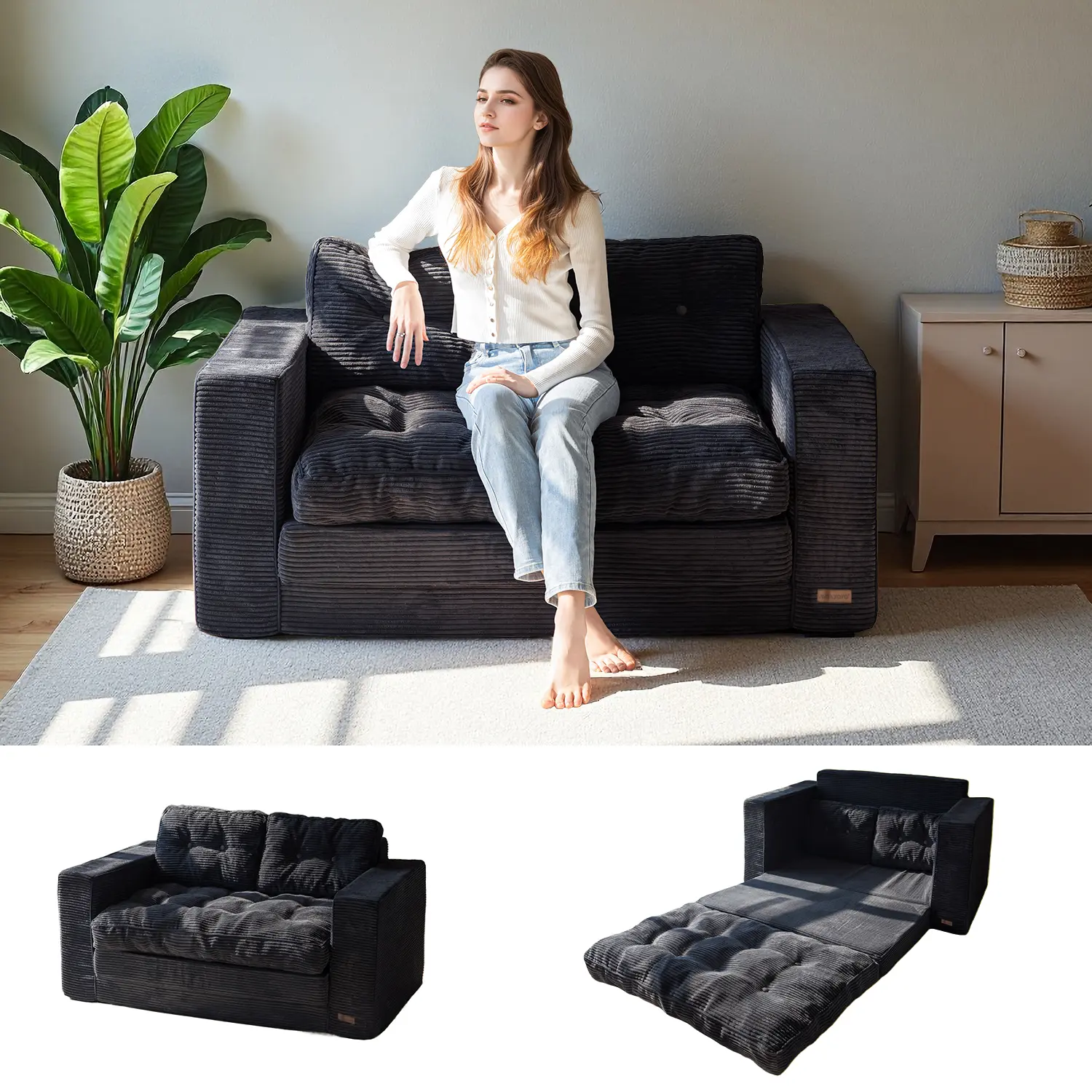 Black-Loveseat