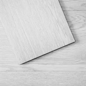 VEVOR Self Adhesive Vinyl Floor Tiles 36 x 6 inch,  , 36 Tiles 2.5mm Thick Peel & Stick, Light Gray Wood Grain DIY Flooring for Kitchen, Dining Room, Bedrooms & Bathrooms, Easy for Home Decor