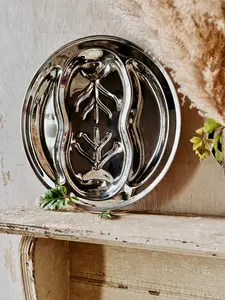 Patina Vie Vintage Footed Silver Serving Tray