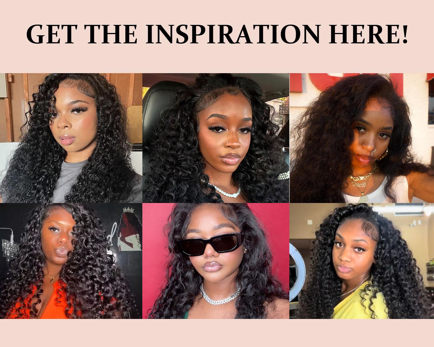 [Wequeen] Wet Look Water Wave Human Hair Bundles with Free Perm Rods Brazilian 100% Human Hair Budget Friendly Curled Viral Hair Full And Soft