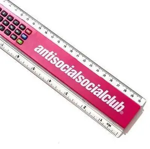 Accessory - ASSC Ruler and Calculator Pink