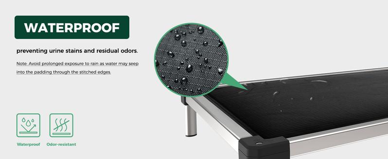 FXW TitanNest Chew Proof Elevated Dog Bed for Chewers, Dog Cot for Outdoor & Indoor, Padded dog bed  dog beds