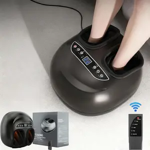 Foot Massager with Heat, Kneading, Compression, Vibration, Feet Massage Machine for Plantar Fasciitis, Neuropathy, Foot Warmer