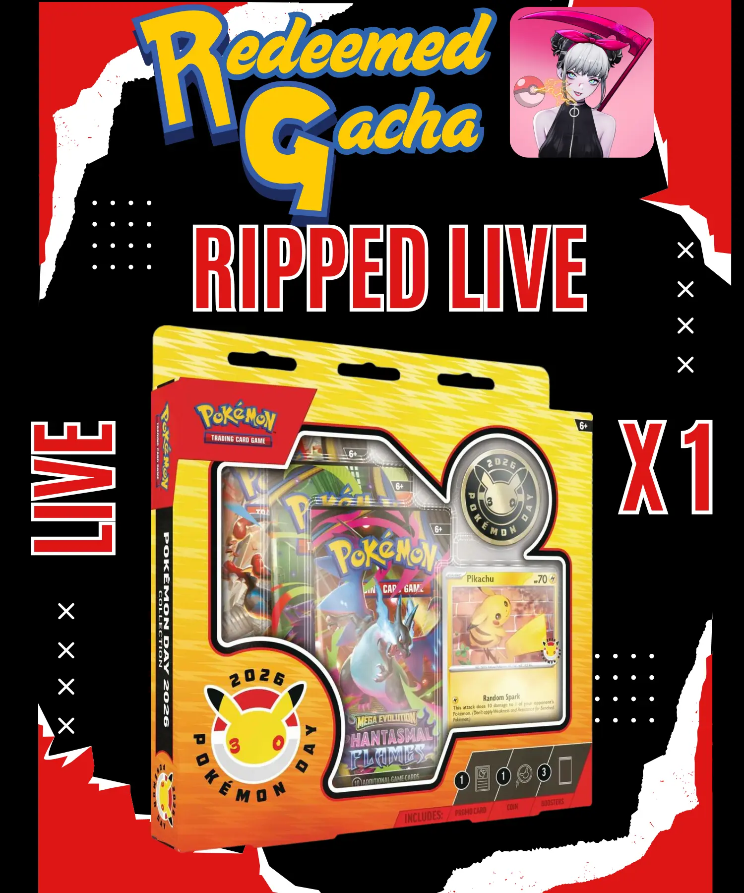 1x Pokémon TCG: Pokémon Day 2026 Collection - Ripped LIVE - NO BOX ...