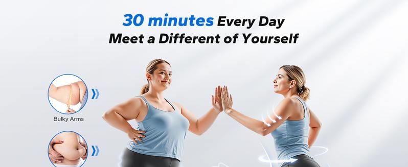 【Live Link only】Merach High-Power Vibration Plate Exercise Machine 440lbs Weight Capacity Bluetooth Remote Control 4 Workout Modes for Home Gym Fitness Equipment for Women