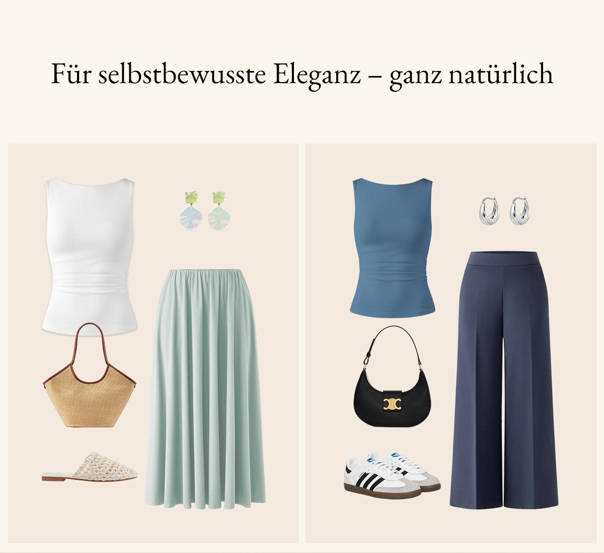 OGL 2Pcs Set Elastic Open Back Brami Tank Tops for Women Sleeveless Basic Minimalist Fashion Top with Built-in-Bra for Everyday Wear Casual Check Twist White/Dusk Blue SpringStatements