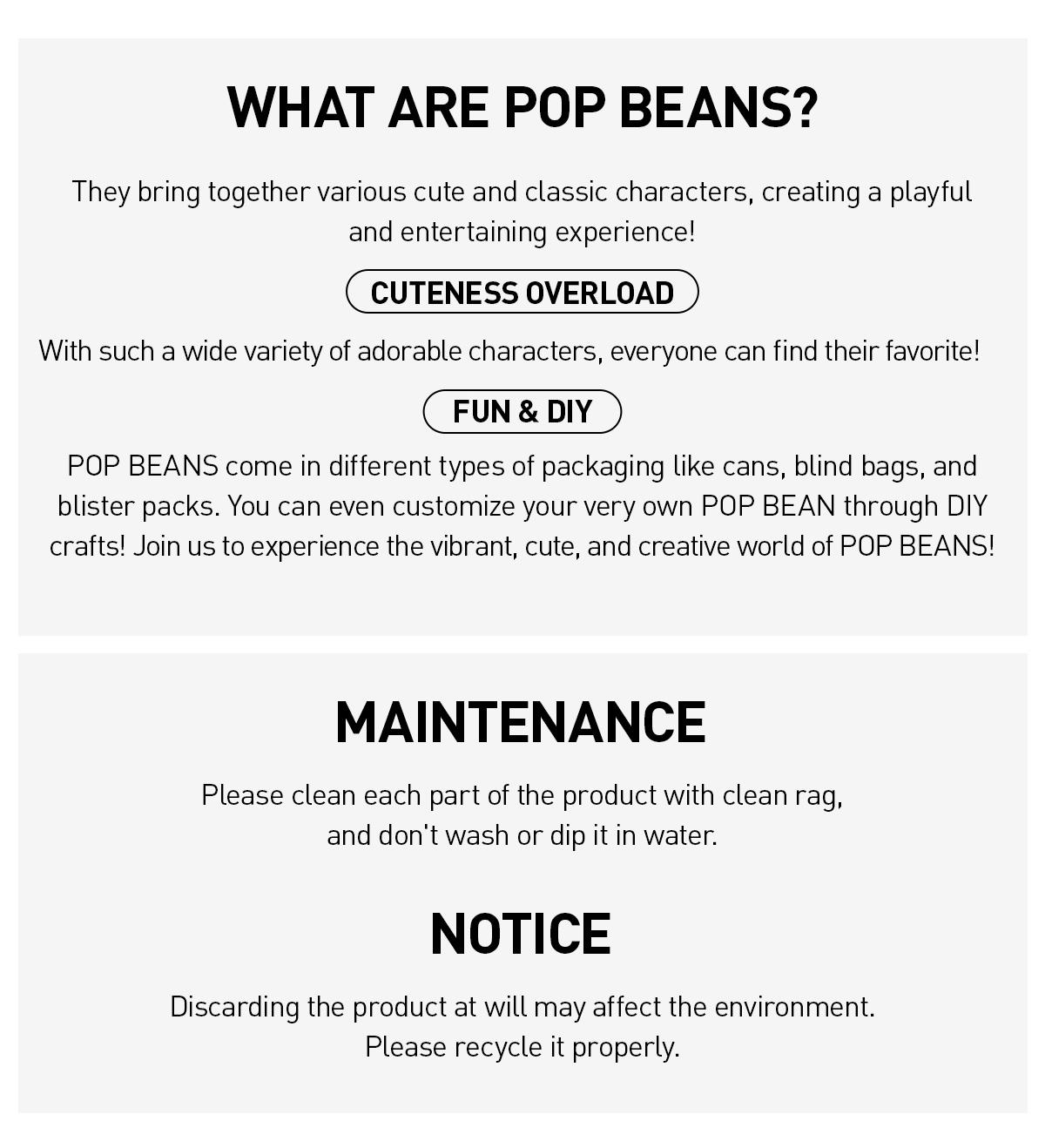 [Spanish] – POP MART POP BEAN Fluffy & Cozy Series Blind Bag（1 pieza Por paquete）