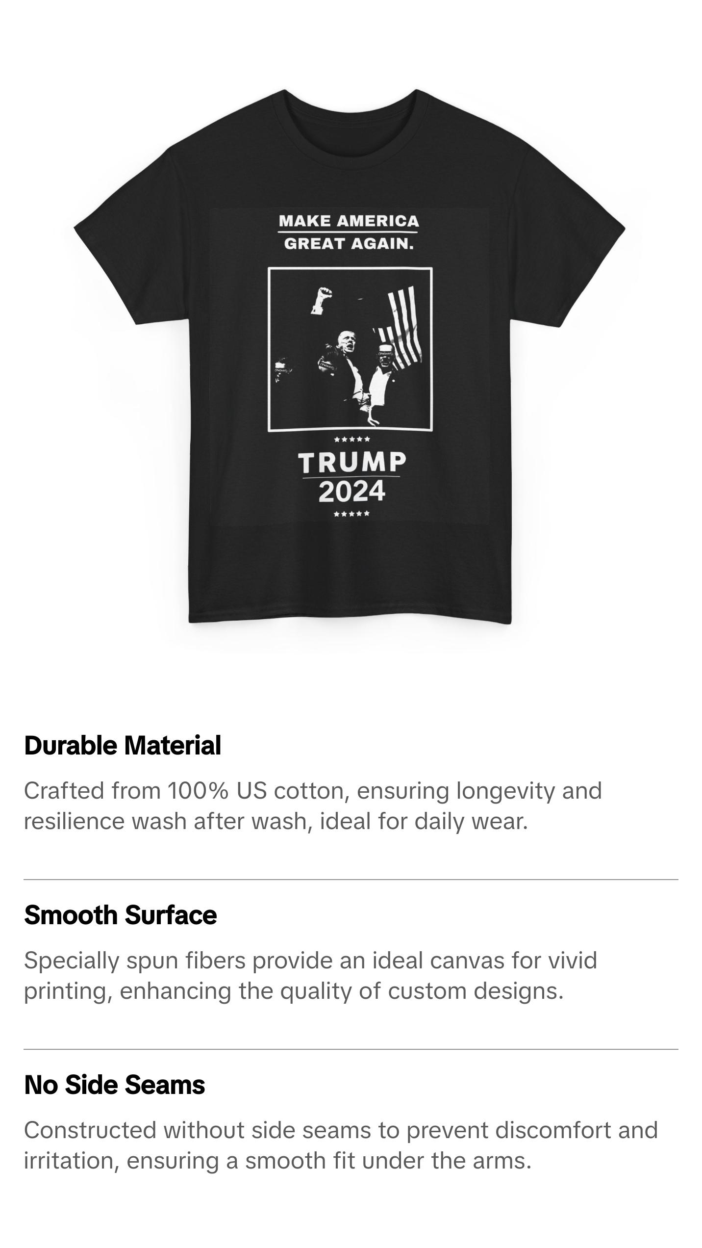 TRUMP FIGHT GEAR Unisex Heavy Cotton Tee