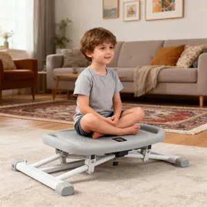 Sensory Twist Board & Wobble Seat for Kids | 2-in-1 Balance Board Rocker Maze Board,Sliding Machine with LCD Monitor, Resistance Bands, Foot Massager | Core Strength & Focus Aid for Autism,ADHD,Special Needs (330LBS Capacity)