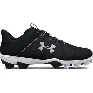 Under Armour Men's Leadoff Low Rubber Molded Baseball Cleat Black/Black/White - 3025589-001