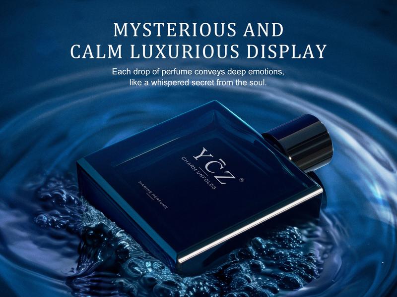 YCZ Midnight Marine Eau De Parfum 100ml Unisex Ocean Fresh Scent with Bergamot Coconut Amber for Him & Her Premium Aromatic Woody Fragrance YCZ Midnight Marine Eau De Parfum 100ml Unisex Ocean Fresh Scent with Bergamot Coconut Amber for Him & Her Premium Aromatic Woody Fragrance