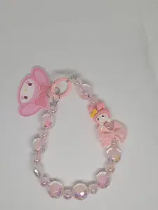 Beaded Melody phone charm or bag charm