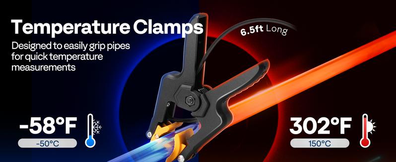 VIVOHOME Digital HVAC Manifold Gauge Set with R134a R1234yf Quick Couplers and Can Taps, Refrigeration Car AC Gauges with 3 Hoses for R134a R410a R32 R1234yf R454B Refrigerant Recharge Kit Air Conditioning Portable Automotive diagnostic tool VIVOHOME Digital HVAC Manifold Gauge Set with R134a R1234yf Quick Couplers and Can Taps, Refrigeration Car AC Gauges with 3 Hoses for R134a R410a R32 R1234yf R454B Refrigerant Recharge Kit Air Conditioning Portable Automotive diagnostic tool