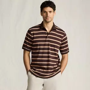 Lands' End Men's Short Sleeve American-Grown Supima Cotton Polo Shirt