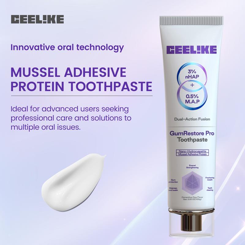 CEELIKE 3-Sided Toothbrush + 2 Toothpaste Set – 360° All-Around Cleaning, Gentle Care, Ideal for Daily Oral Care, Travel-Friendly Design, Available in Multiple Combinations.
