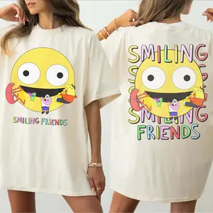 Smile Cartoon Funny Meme Character 2 Side Shirt, Smile Friend Shirt, Movie Quotes Tee, Gift For Cartoon Fans