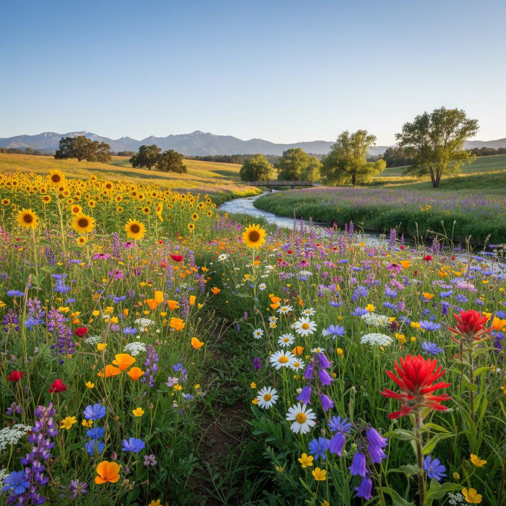 Wildflower Mix – 5000 Seeds Garden Seeds, Colorful Variety of Pollinator-Friendly Blooms, Supports Local Wildlife, Perfect for Garden Beds, Borders & Meadows