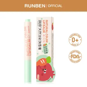 RUNBEN Baby Lips Moisturizing Lip Balm, Hydrating Lip Makeup Suitable for 3+