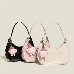 2026 new niche high-end underarm versatile crescent shoulder messenger bag