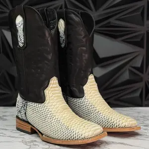 Men’s Western Boots - Natural