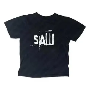 Y2k Baby Tee Style Clothes Punk Slim Girl Baby Gothic Emo Girls Punk Streetwear Black Casual Camisole Women's Grunge Gothic Tee