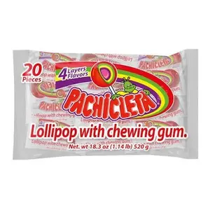 1 bag of PACHICLETA paleta con goma de mascar 20 units