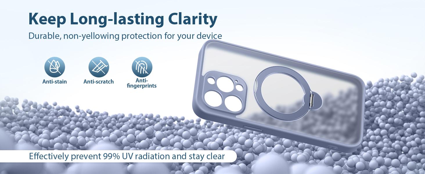 360° Spin Invisible Stand Phone Case with All-around Protection,Magnetic Wireless Military-Grade Shockproof MagSafe for iPhone 17 pro max cases 16 15 14 13 Pro