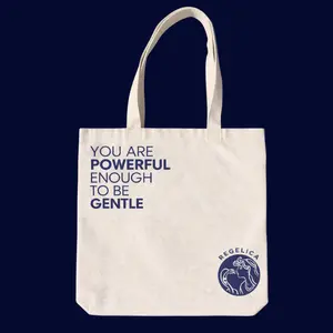 Regelica Canvas Tote Bag - 100% Durable Cotton + Lightweight