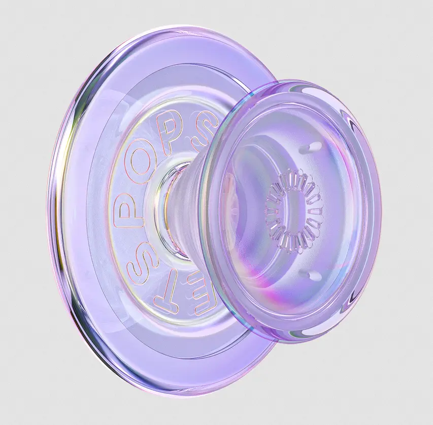 PopSockets Iridescent Lavender MagSafe PopGrip, Smartphone-Cellphone Mobile Mount Accessory