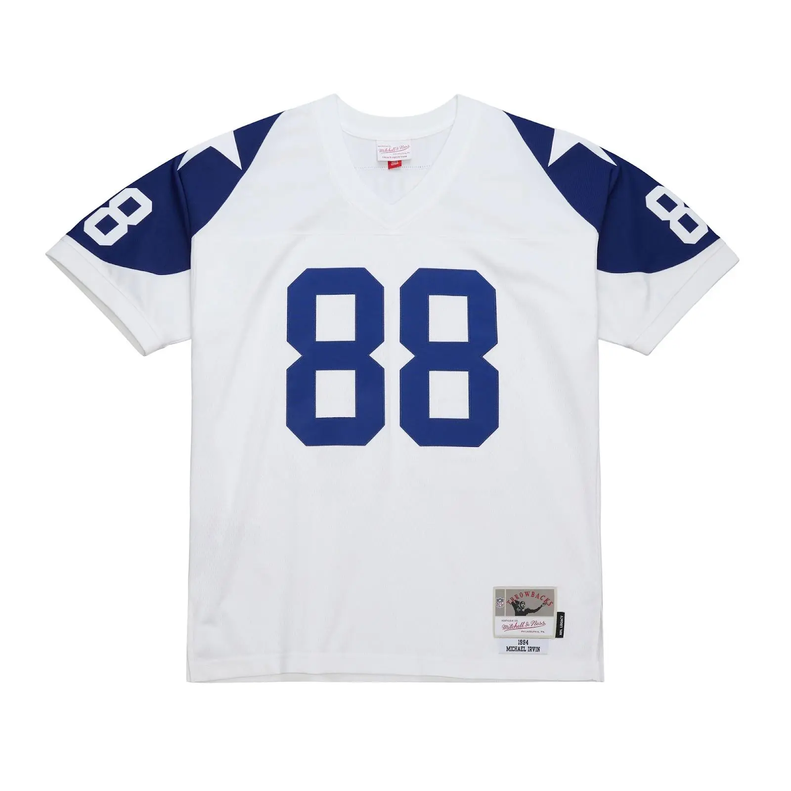 Mitchell & Ness 1994 White Classic Dallas Cowboys NFL Michael Irvin Throwback Jersey - Professional Sports Enthusiasts' Football Fanwear