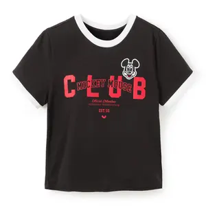 Disney Store Mickey Mouse Club Ringer T-Shirt for Women by Her Universe