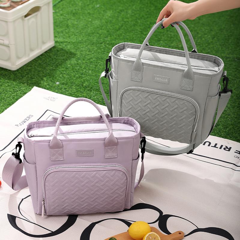 Lunch Tote Bag for Women，11L ultra large capacity insulated lunch bag, waterproof and leak proof PEVA lined lunch bag，reusable outdoor refrigerated lunch bag，Insulated Lunch Tote Bag for Women Men，Leakproof Large Womens Lunch Bags for Work