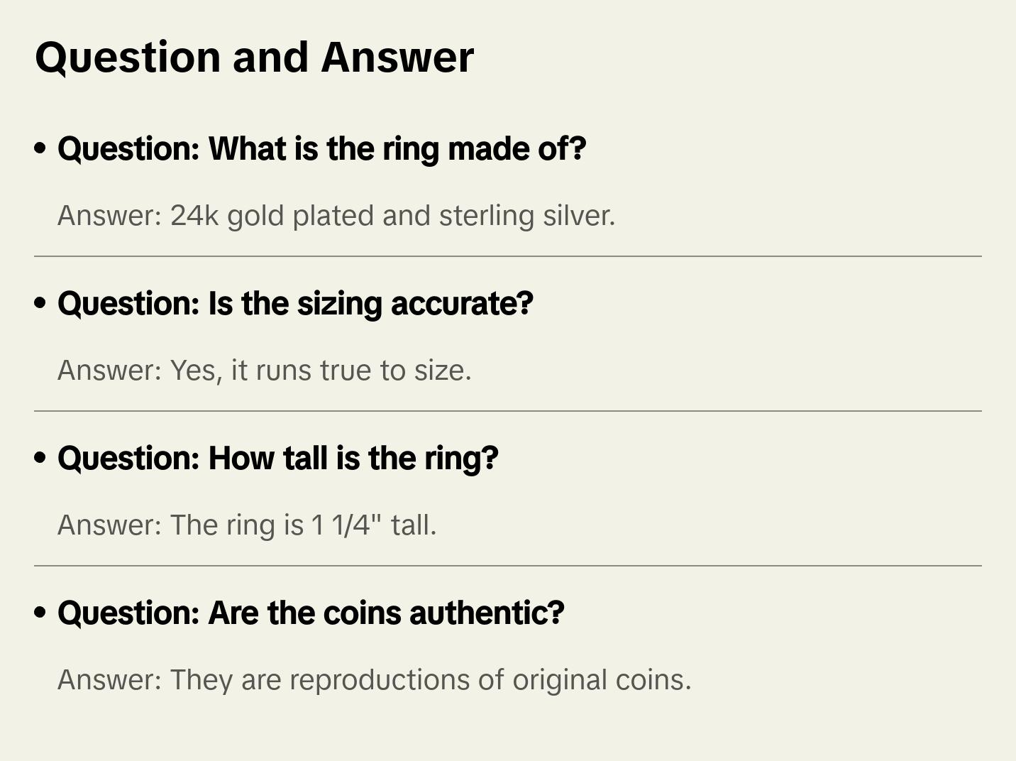 Tat2 Designs Gold Maria Theresa Curved Coin Ring